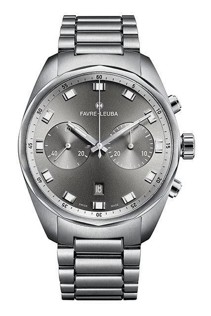 Favre-Leuba Sky Chief Chronograph Soldier Steel Rose Gold