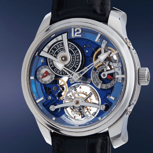 Phillips New York Six Lot 137 Greubel Forsey Double Tourbillon 30o Technique Blue
