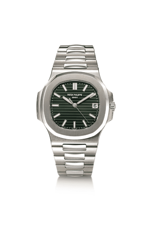 Lot 28 Patek Philippe Ref. 57111A-014 Nautilus Green Dial - Christie's New York