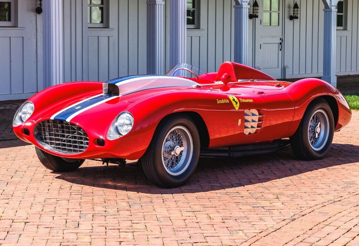 1955 Ferrari 410 Sport Spider 0592 CM at RM Sothebys